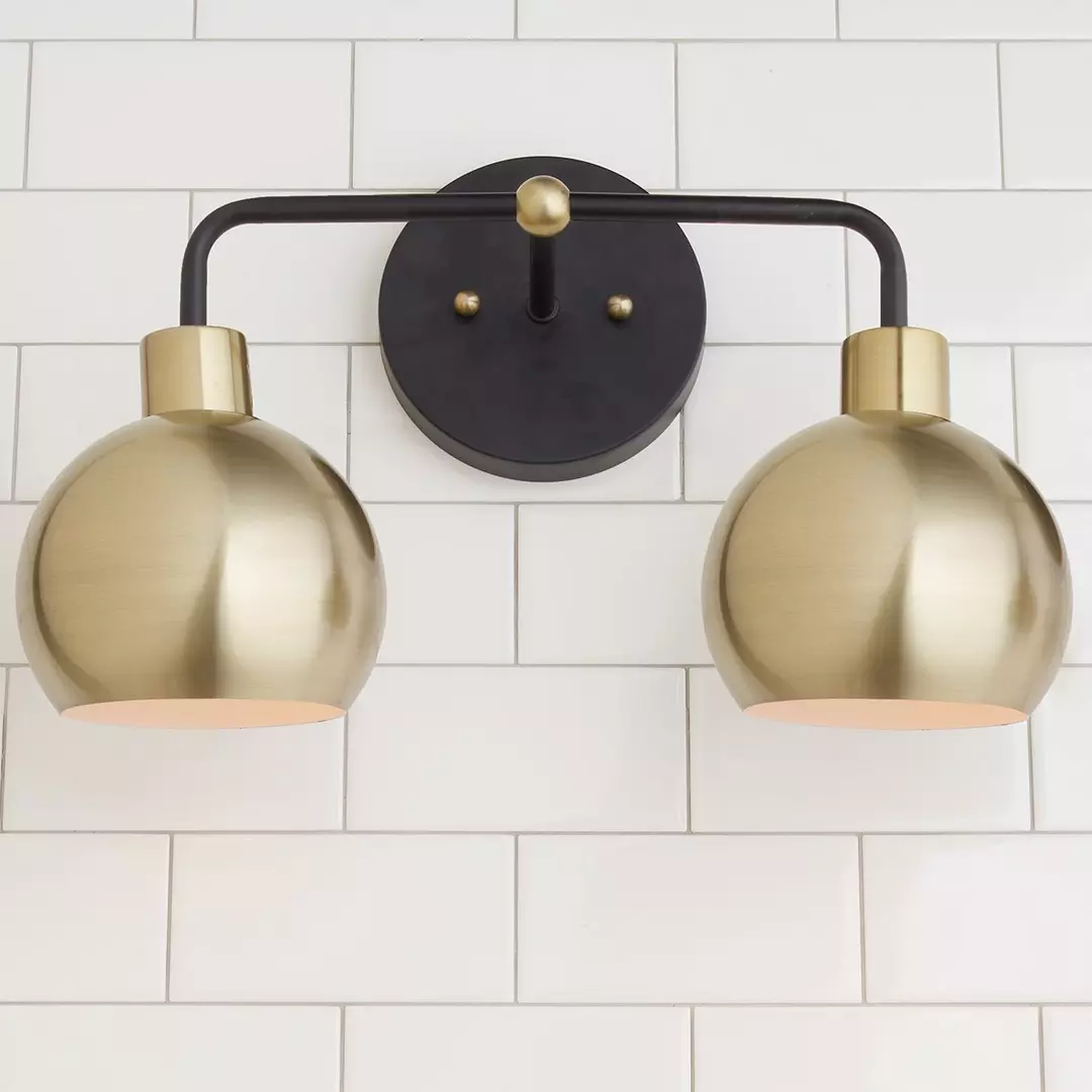 Young House Love Bubble Vanity Light - 2 Light - 图片 2