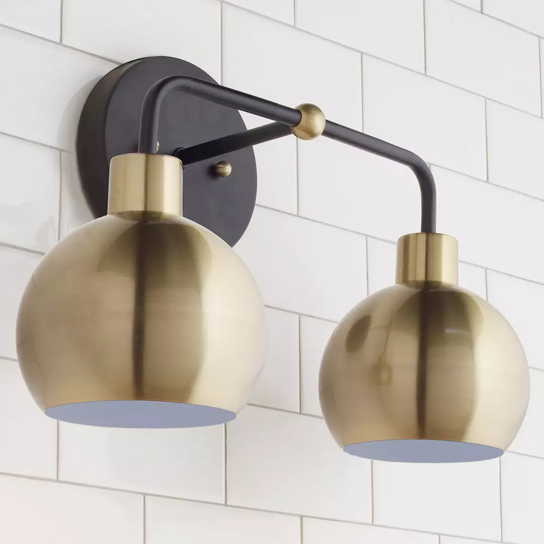 Young House Love Bubble Vanity Light - 2 Light - 图片 3