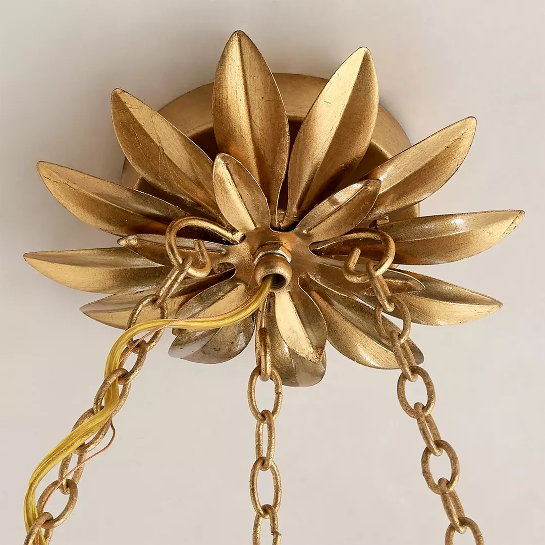 Olive Leaf Convertible Chandelier - 6 Light - 图片 2